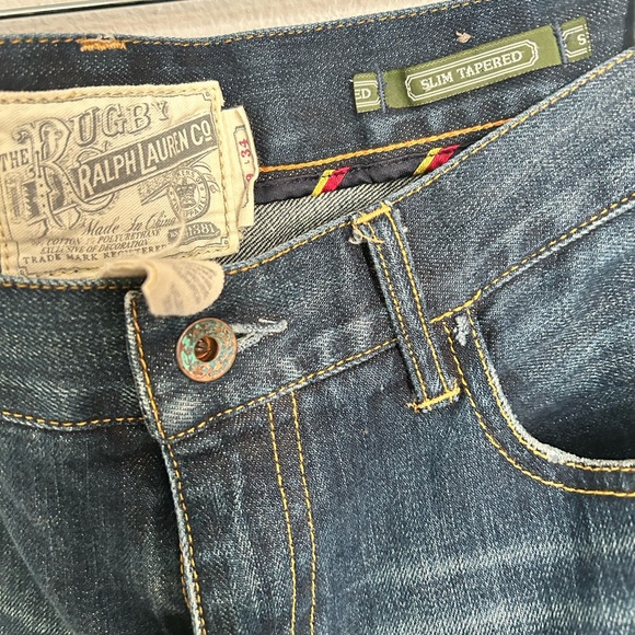 VTG Ralph Lauren Ruby Patchwork Jeans - Picture 6 of 8